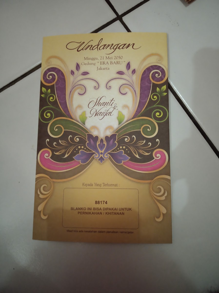 Logo Undangan pernikahan murah di bogor