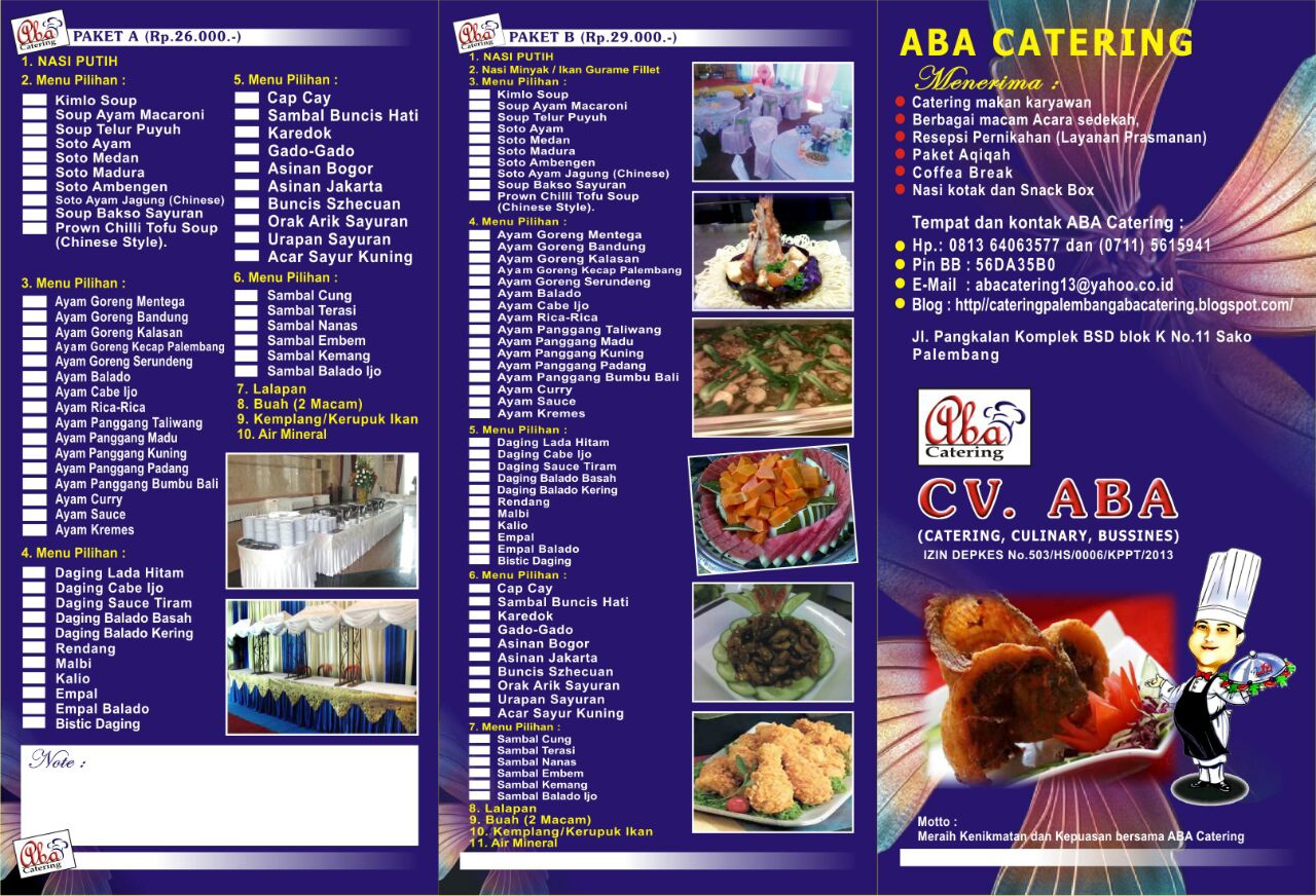 ABA Catering Palembang